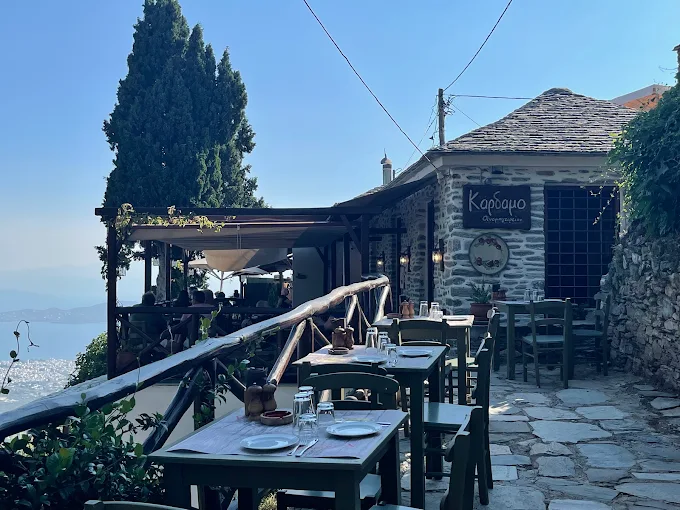 outdoors  - kardamo oinomageireion restaurant pelion volos
