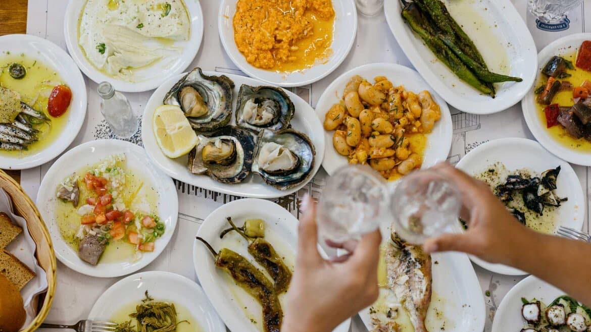 greek fish meze - ouzeri karakatsanis 169 volos