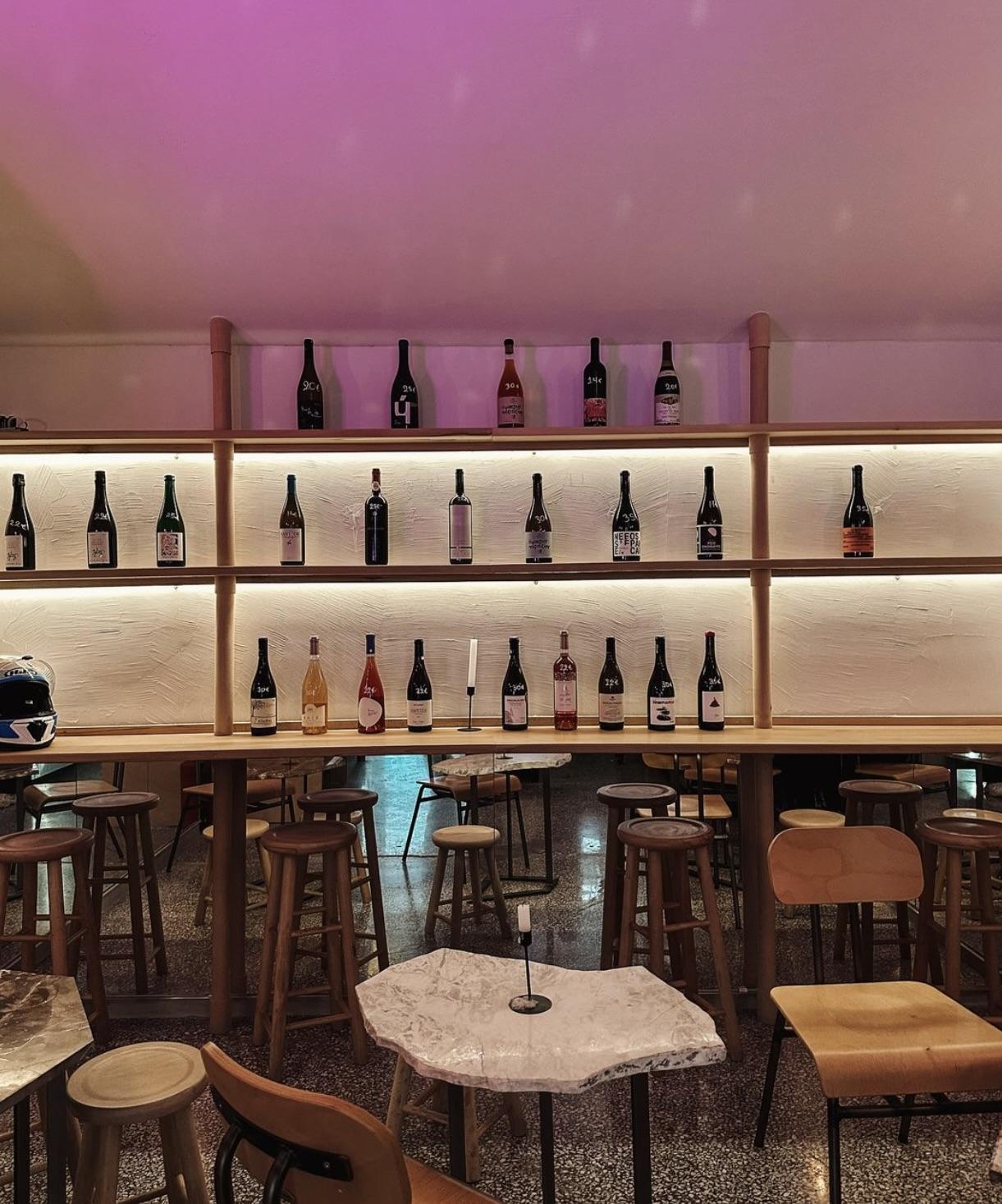 indoors seating - slow kaffe and wine