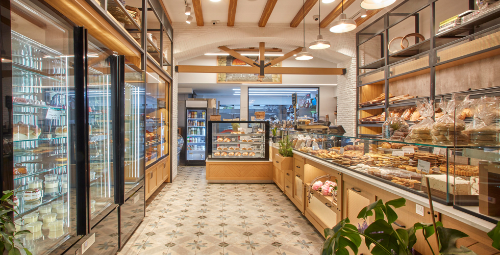 new refurbished bakery - bakery faidon