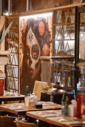 mexican restaurant decor  - sombreros food & suenos