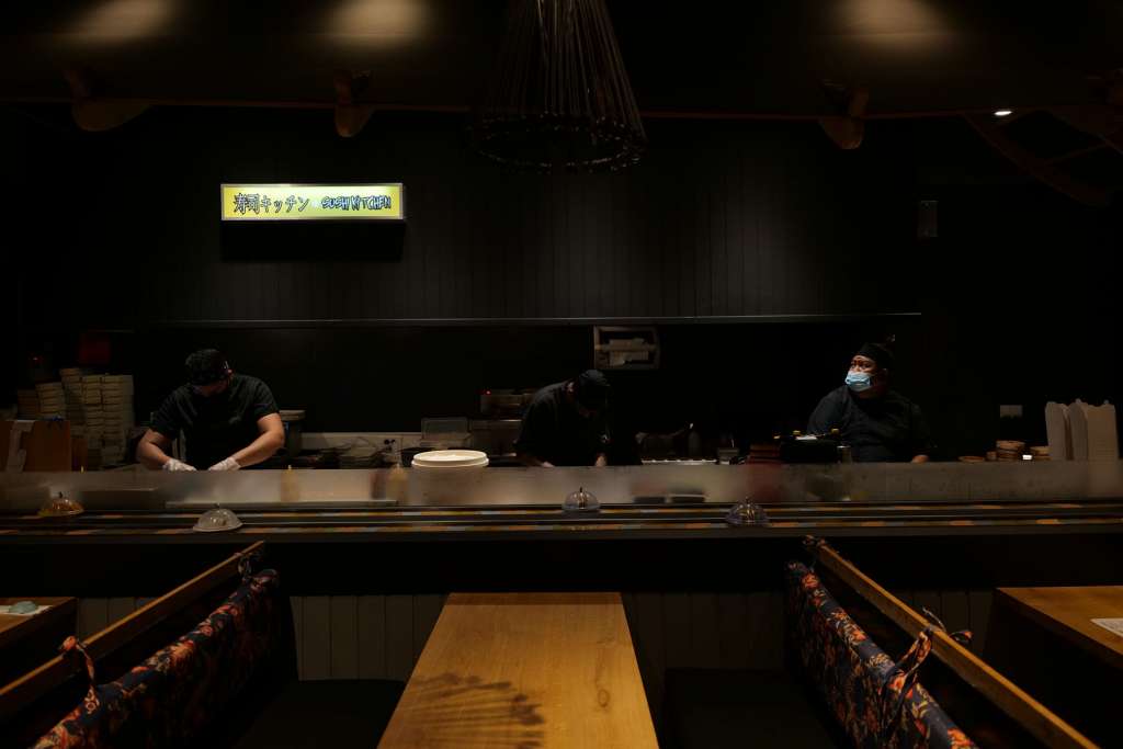 indoors koi sushi bar