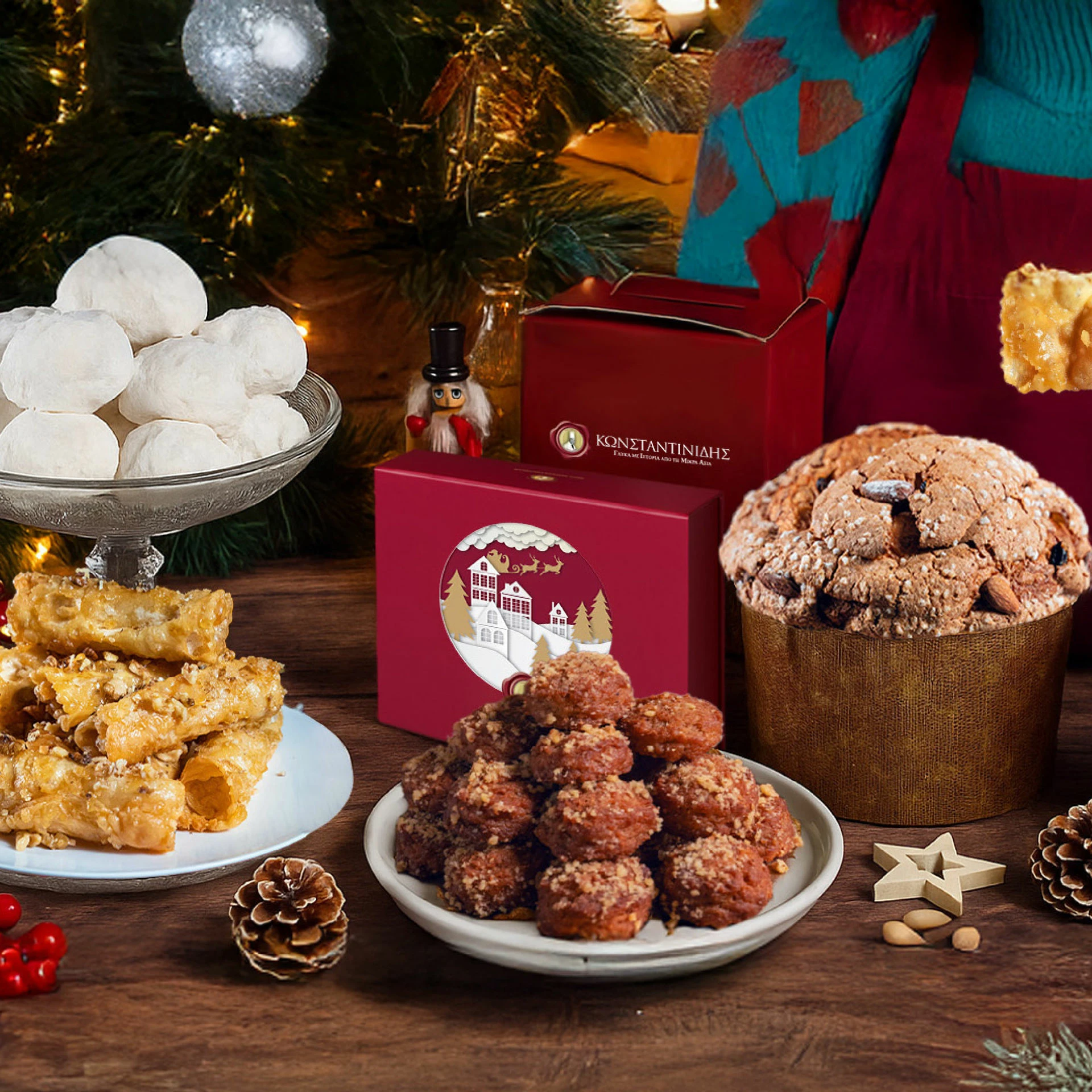 christmas desserts - konstantinidis