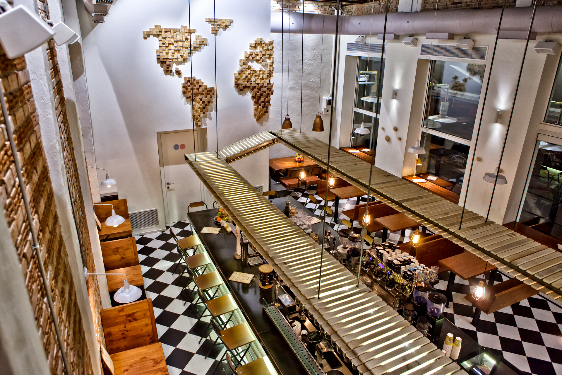 indoors seating - las ramblas coffee bar