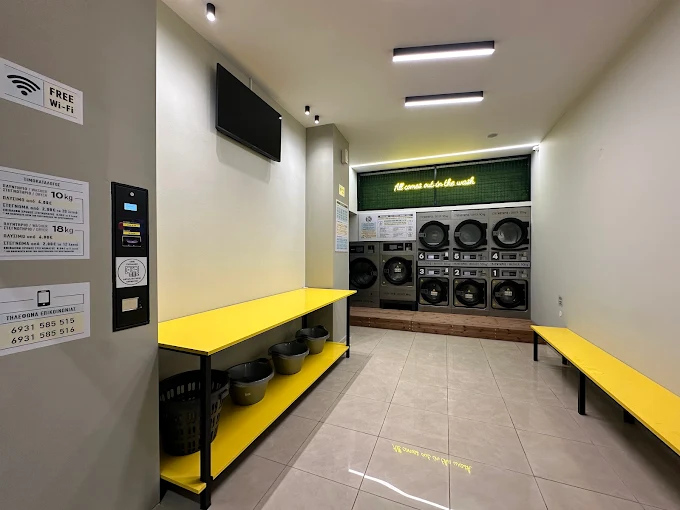 indoors - self service laundry - wash alone