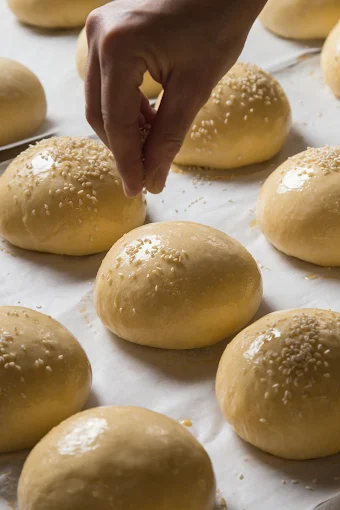 fresh burger buns - Urban Burger Co. volos