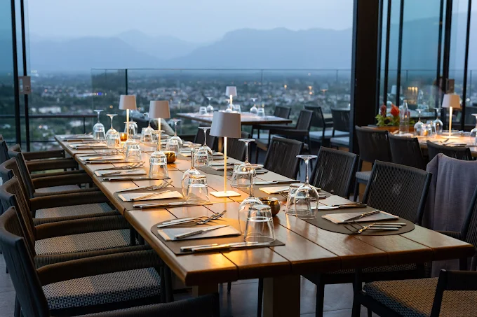 dining area - ananti resort & spa trikala