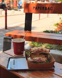 sandwich - paperbag street food