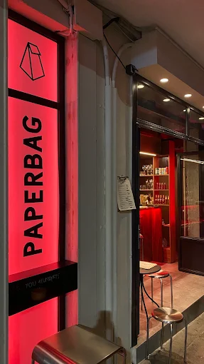 outdoors - paperbag street food