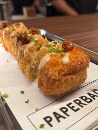 cheese bites  - paperbag street food