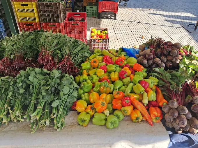 fresh vegetables - street market trikala