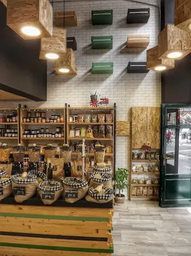 local products - farmer shop biological food karditsa