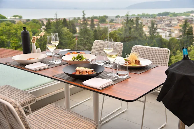 dinner with view  - the view roof garden ioannina