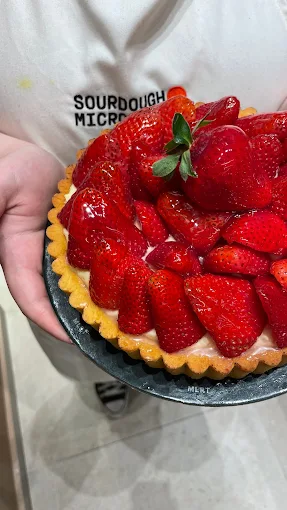 strawberry tarte - mlrt Sourdough Microbakery