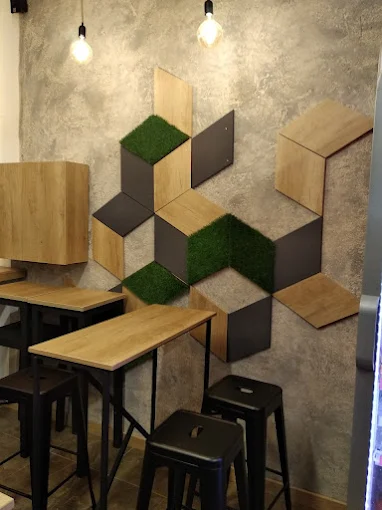 indoors  - city corner coffee shop serres