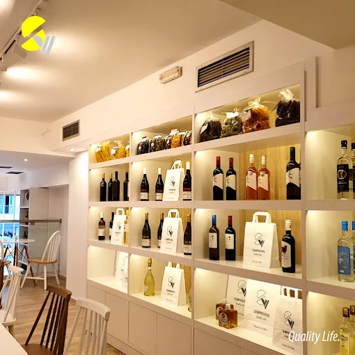 selection of wine - sempreviva delicatessen patra