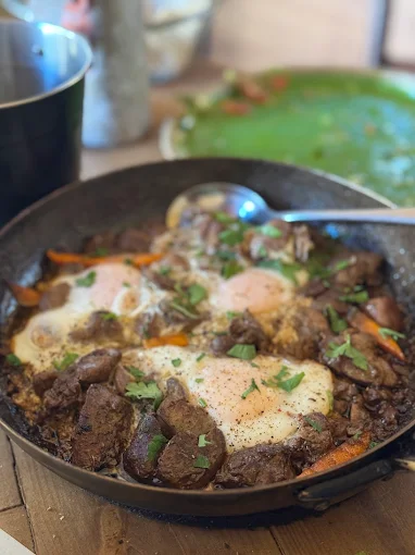 traditional egg dish - stou mitsou