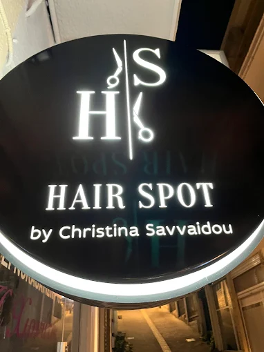 logo  - hairdresser hair spot by christina savvaidou kastoria