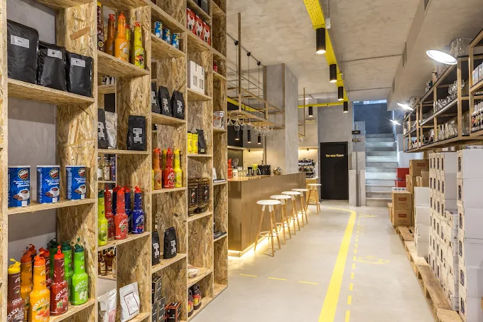 indoors  - The Distiller Coffee & Cocktail Services cava xanthi