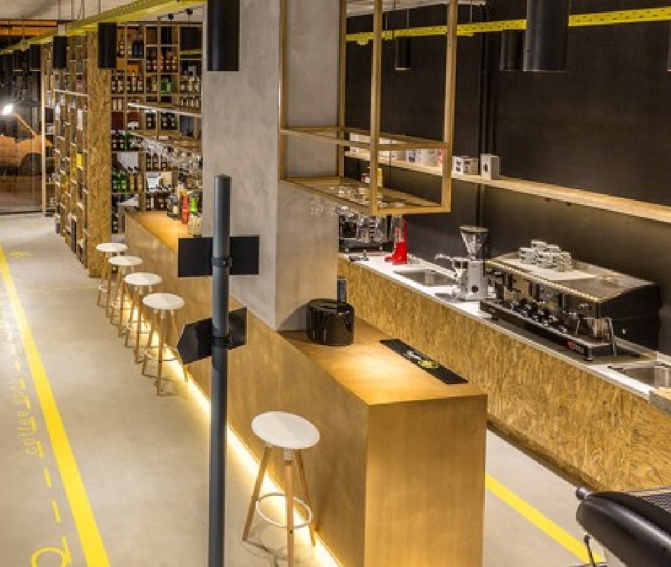 indoors  - The Distiller Coffee & Cocktail Services cava xanthi