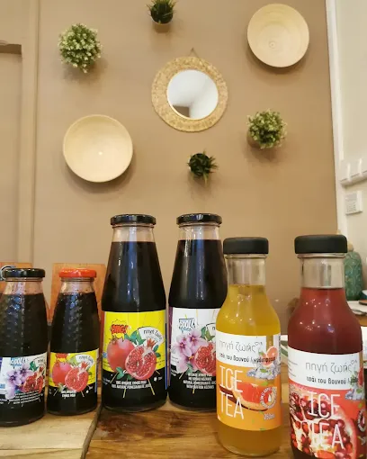 fresh pomegrante juice - pandesia fruits & more delicatessen larisa