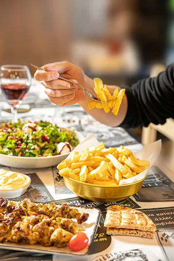 traditional dishes  - makis 1974 bbq restaurant larisa