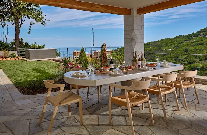 balcony view  - sunrise pelion villas garden hills volos