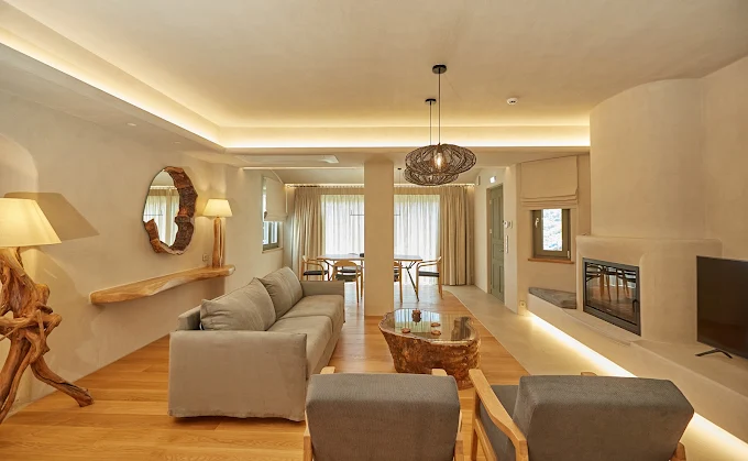 living room  - sunrise pelion villas garden hills volos