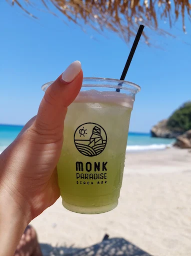 cocktail - monk paradise beach bar pelion volos 