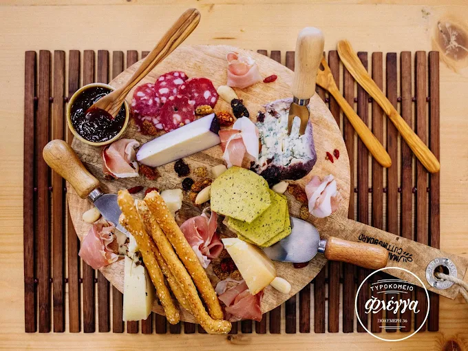 cheese board  - flegga delicatessen volos