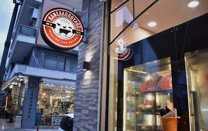 outdoors - meating for eating kanellopoulos butcher's shop volos 