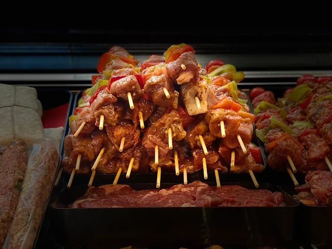 souvlakia  - mk milonas butcher's shop volos 