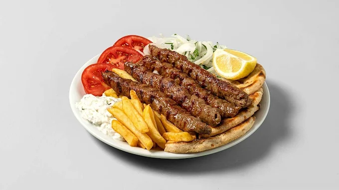kebab meal  - Black Sheep Street Food volos 