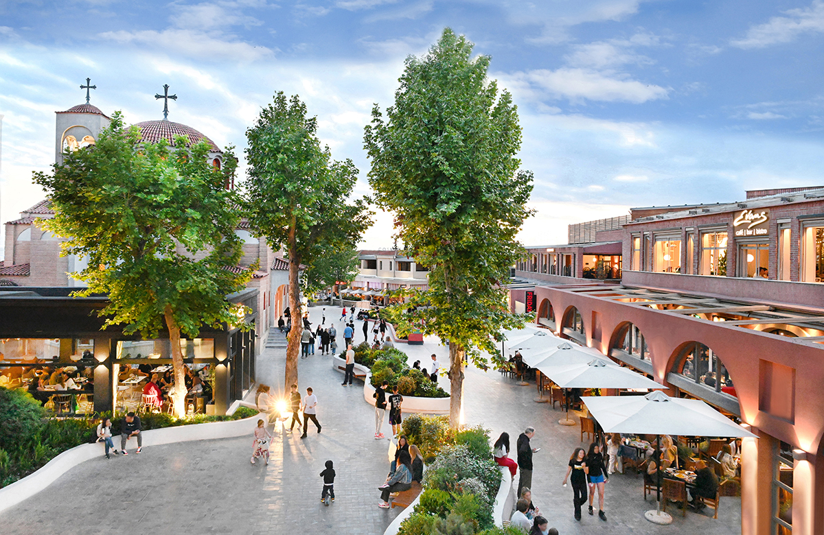 outdoors mall - mediterranean cosmos