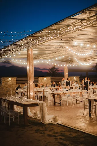 outdoors seating area - events place ampeloi trikala