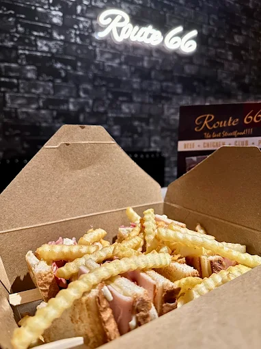 club sandwich  - route 66 street food trikala