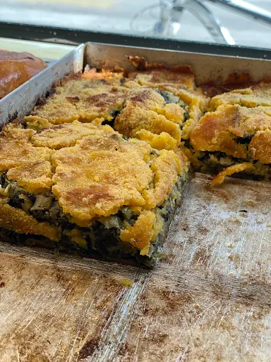 spinach pie - calimera breakfast shop karditsa
