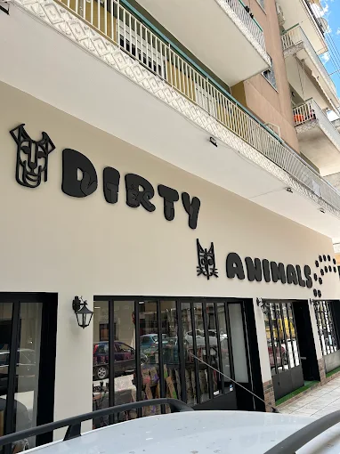 outdoors  - dirty animals pet shop drama