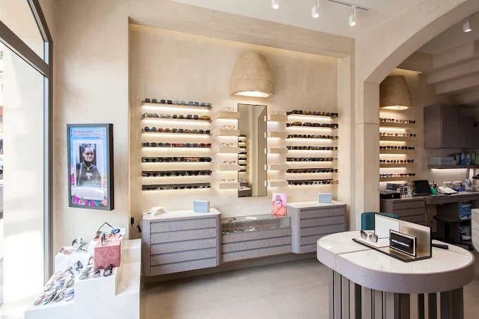 indoors  - cosmoptical eye store drama