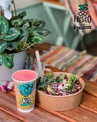 juice and salad  - fresco bar drama