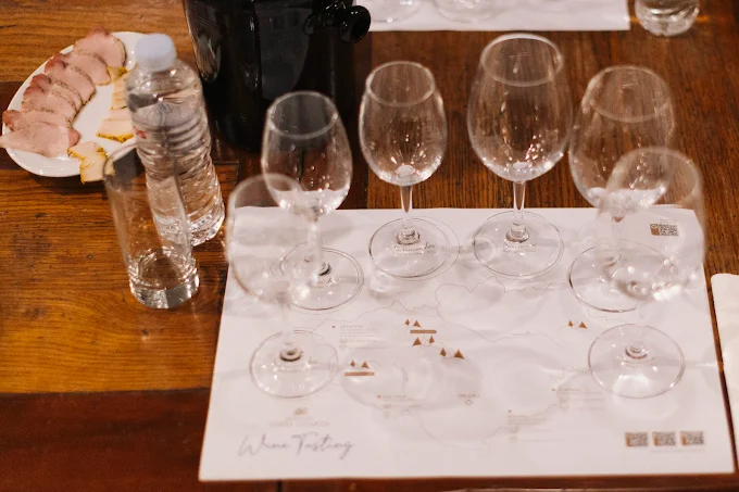 wine tasting  - costa lazaridi domain drama