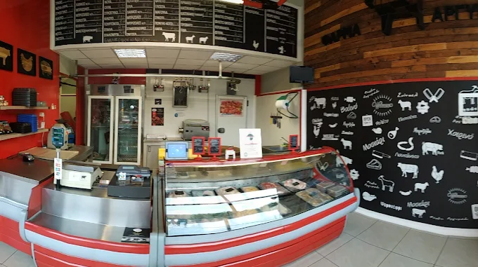 indoors  - farma argyriadi butcher's shop drama