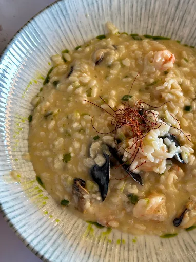 risotto with mussels - ai giorgis restaurant alexandroupoli