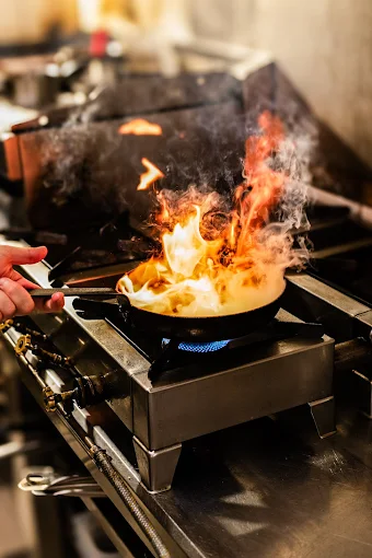 cooking - san to alati restaurant komotini