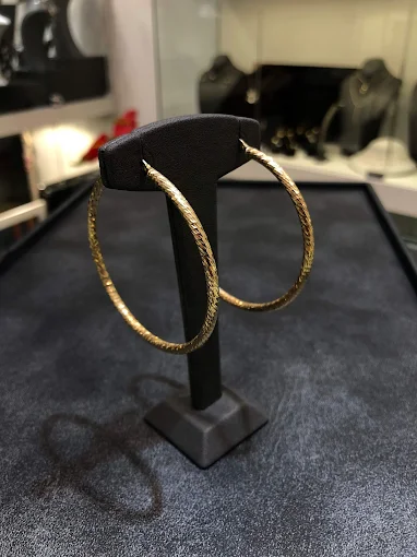 gold earrings - kaleas jewellery shop kavala