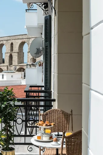 breakfast with view  - the anthemion house hotel kavala
