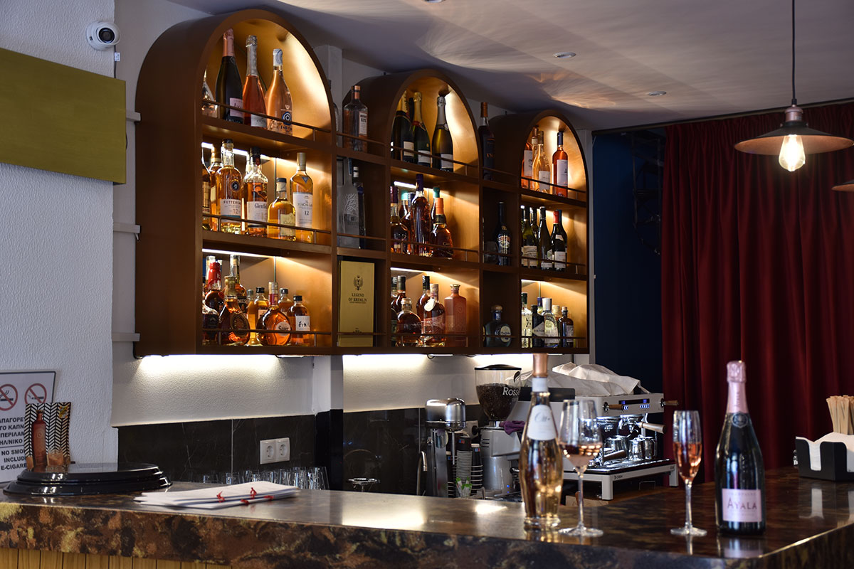 indoors bar  - uncorked the wine house kavala