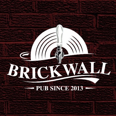 logo - brick wall pub kavala