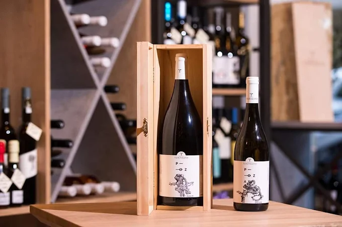 wine in a premium box - cava kelari kavala